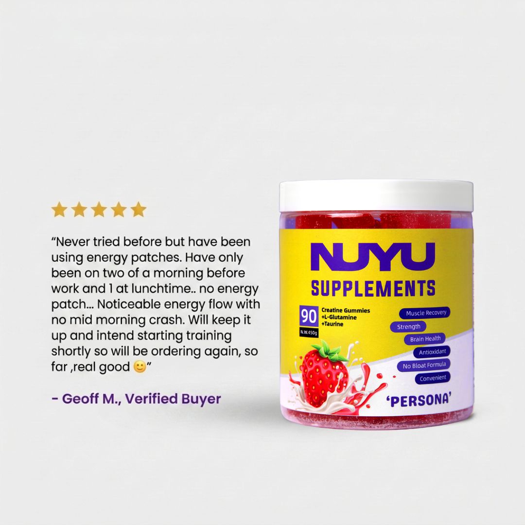 Customer review for NUYU Persona 3-in-1 creatine gummies